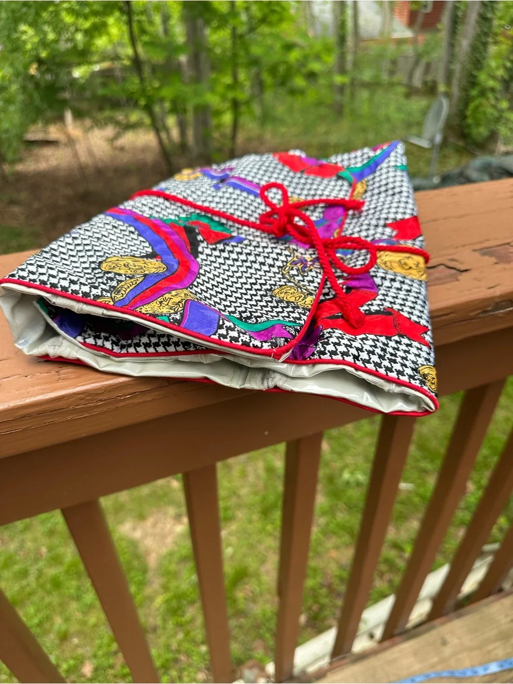 Christian Dior hanging cosmetic bag